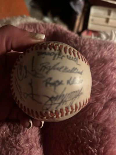 baseball signed by braves team owner - Thumbnail 3