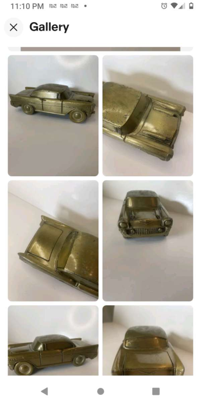 1957 Chevrolet Bel Aire piggy bank - Thumbnail 3