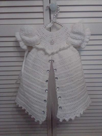 baby christening dress - Thumbnail 2