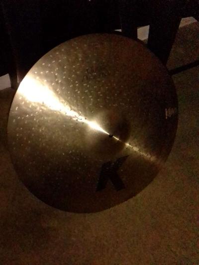 like new 20 inch Zildjian K custom dark ride cymbal - Thumbnail 5
