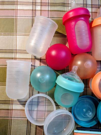Interchangeable Boon Nursh baby bottles and sippy cup access - Thumbnail 2