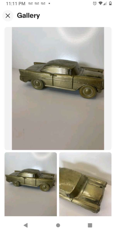 1957 Chevrolet Bel Aire piggy bank - Thumbnail 5
