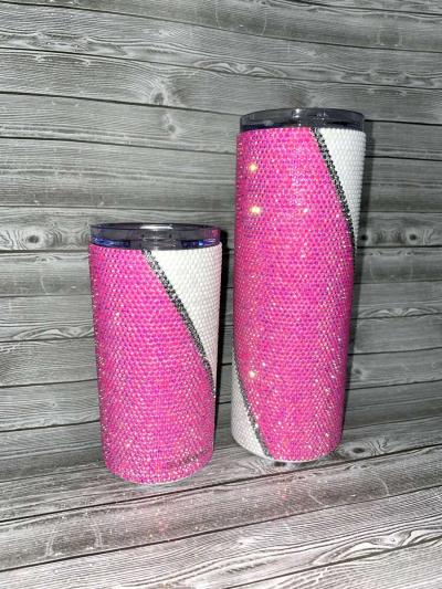 Bedazzled SplitColor Tumblers - Austin, Texas