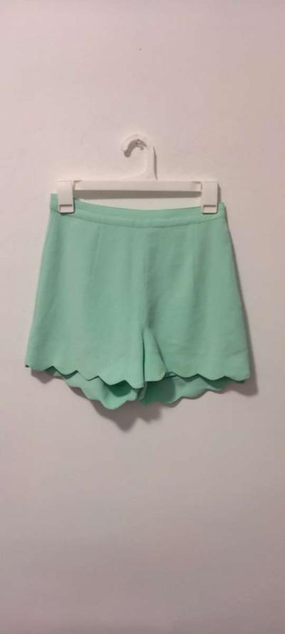 Double Zero Mint Scalloped Shorts - Thumbnail 3