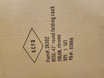 42 Inch Circle Clothing Rack  Brand New In Box - Thumbnail 3