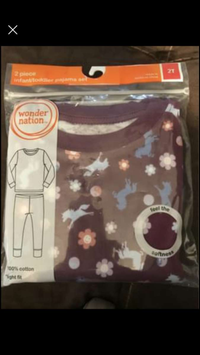 NWT size 2T girls pajamas