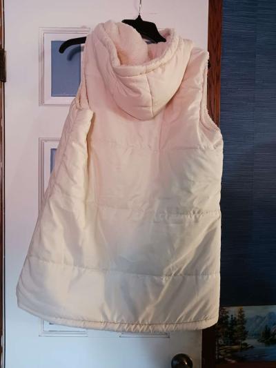 Cream Long Vest - Thumbnail 2