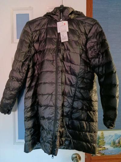 Black Long Puffer Coat