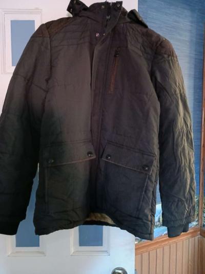 Black Fur Lined Coat