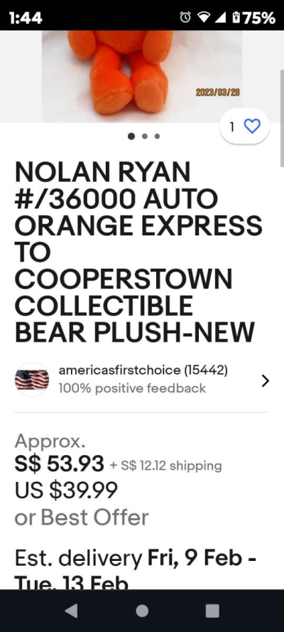 its a collectable bear zoom in - Thumbnail 6