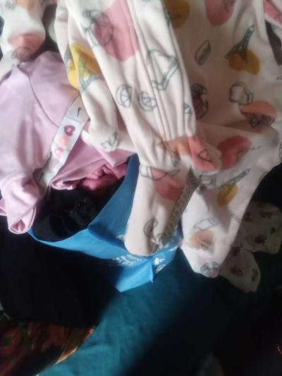 Girls footie pajamas