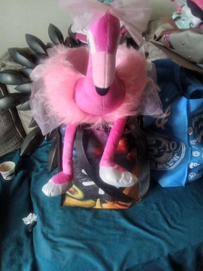flamingo easter basket - Thumbnail 2