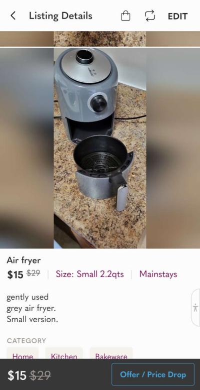 mainstays air fryer - Thumbnail 2