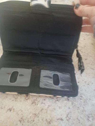 black flower wellet - Thumbnail 3