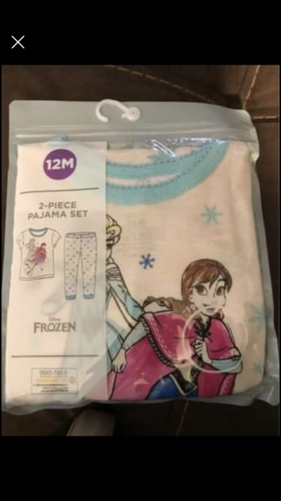 NWT size 12 month girls pajamas