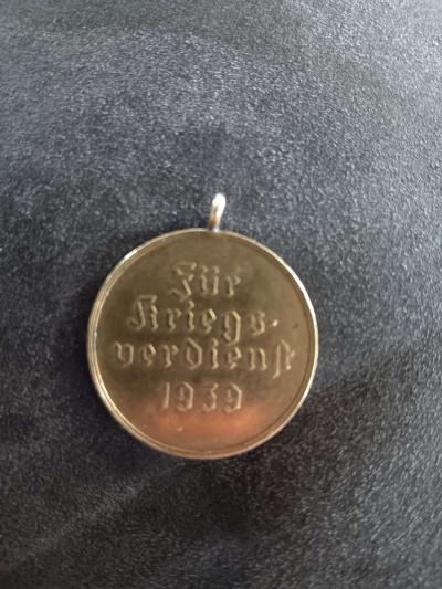 WWII MERIT MEDAL FROM 1939 - Thumbnail 2