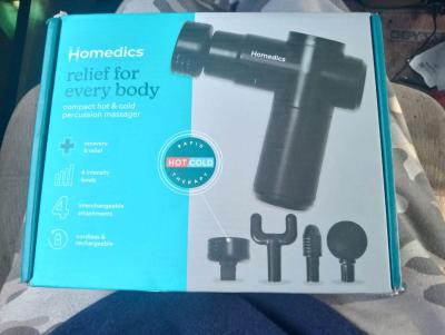 Homedics compact hot and cold percussion massager - Thumbnail 2