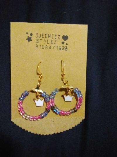 brown ear rings - Thumbnail 2