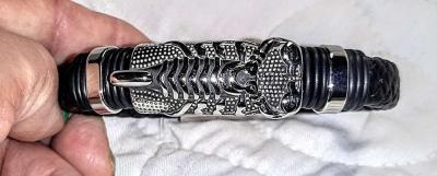 Scorpion PU Braided Leather Bracelet - Thumbnail 2
