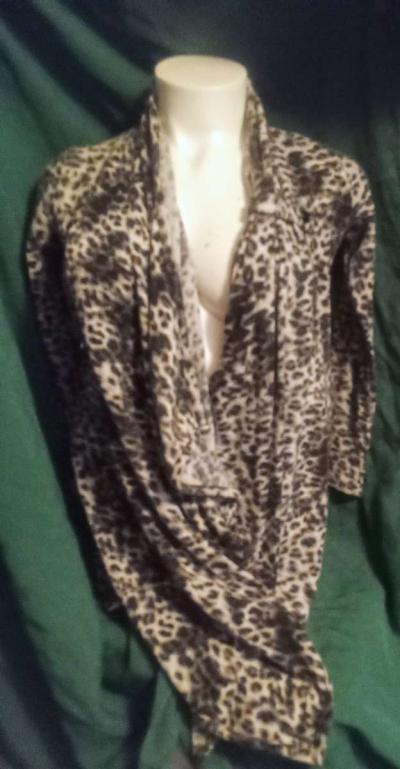 Cecico Small Leopard Print Shrug Cardigan - Thumbnail 6