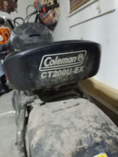 off road 196cc gas running Coleman  C T 200 mini bike - Thumbnail 2