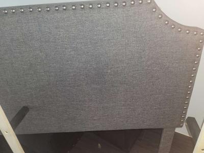 I am selling a Gray Queen Headboard and footboard bedframe - Thumbnail 3