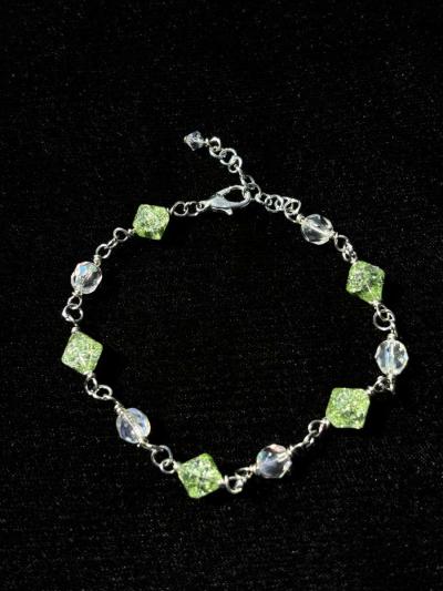 handmade glass beaded bracelet - Thumbnail 2