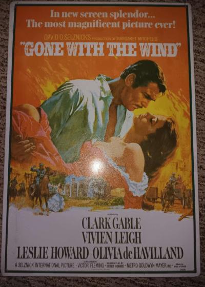11 x 17 tin GONE WITH THE WIND posters - Thumbnail 2