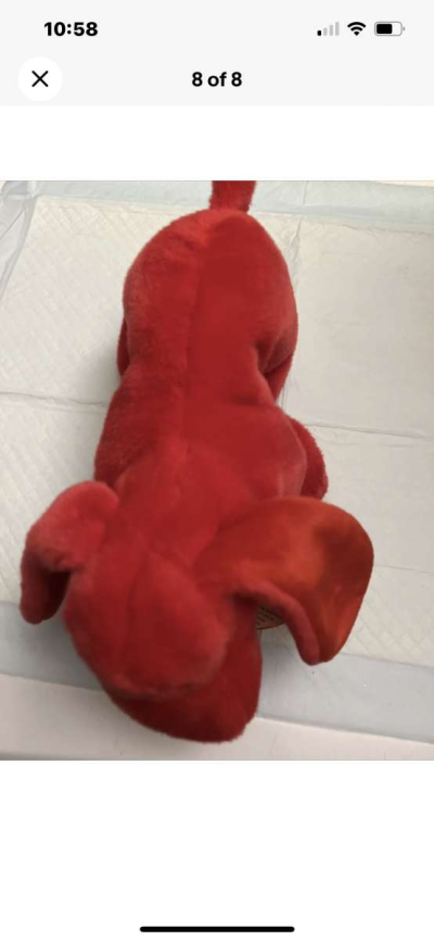Ty Rover the red dog beanie buddy  error left ear backwards - Thumbnail 6