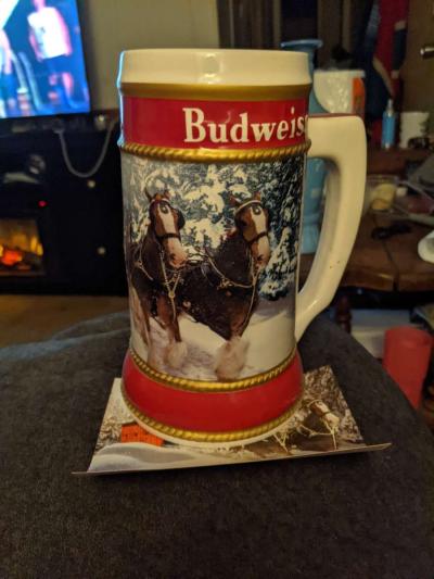40th anniversary edition Budweiser stien - Thumbnail 6