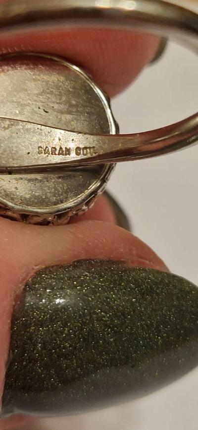 iridescent dome ring