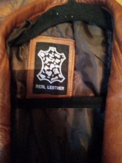 Mens vintage leather jacket - Thumbnail 3