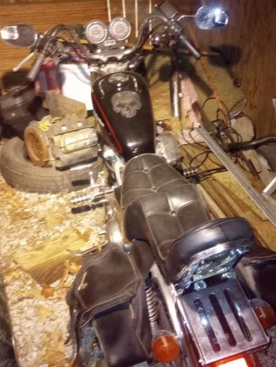 1989 883 Harley Sportster Hugger XLH - Thumbnail 1