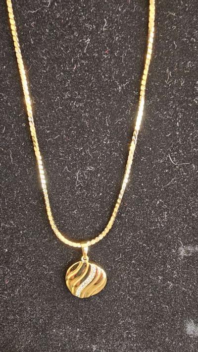 neckless with pedant 44 cm - Thumbnail 2