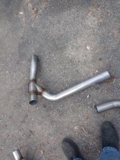 exhaust for 2003 Ford f150 from manifold to flange complete - Thumbnail 2