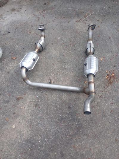 exhaust for 2003 Ford f150 from manifold to flange complete - Thumbnail 3