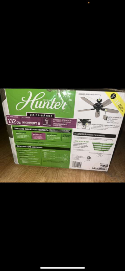 Hunter ceiling fan - Thumbnail 2