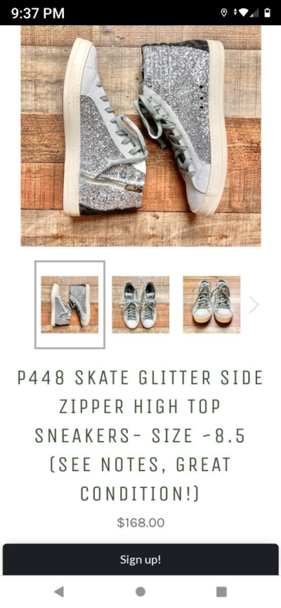 P448 girls skate shoes - Thumbnail 5