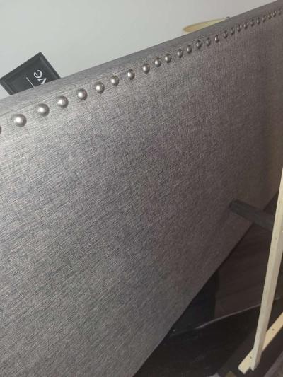 I am selling a Gray Queen Headboard and footboard bedframe - Thumbnail 5