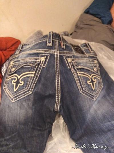 ROCK REVIVAL mens blue jeans - Thumbnail 2