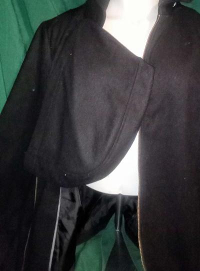 Catherines 2X Detachable Hooded Black Coat - Thumbnail 5