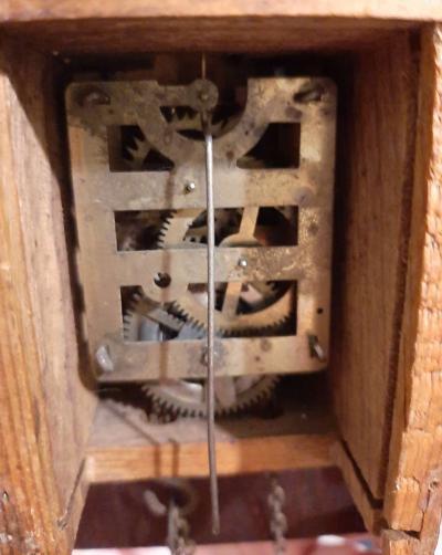 Vintage Black Forest Owl Clock - Thumbnail 4