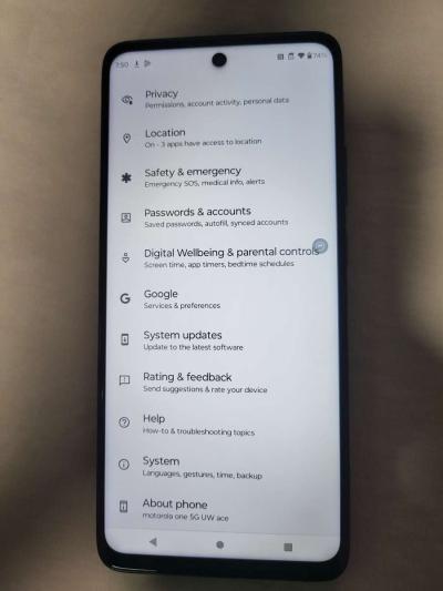 MOTOROLA ONE 5G UW ACE VERIZON LIBERADO - Thumbnail 4