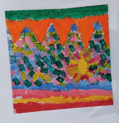 4 Mountain view Paintings - Thumbnail 3