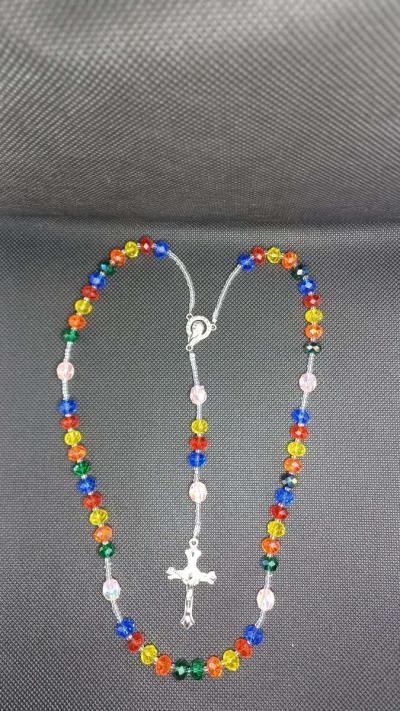 rainbow colors rosary - Thumbnail 4