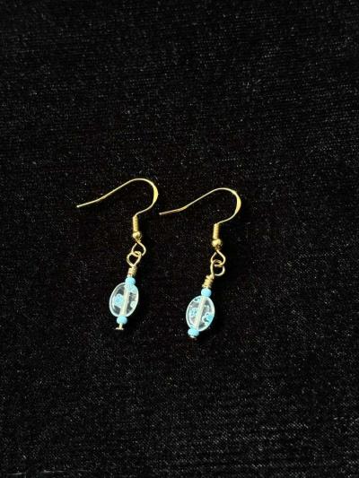 handmade glass bead earrings - Tehachapi, California