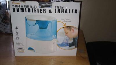 two in one warm mist humidifier and steam inhaler - Thumbnail 2