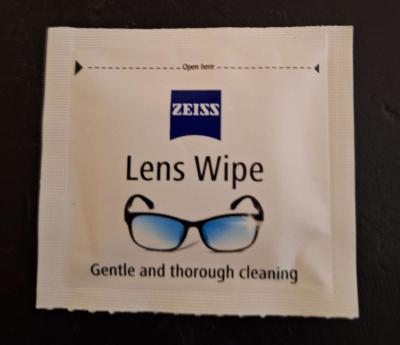 60 to 70 Zeiss Lens wipes
