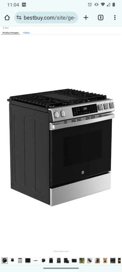 New GE stove with built in AIR fryer - Thumbnail 2