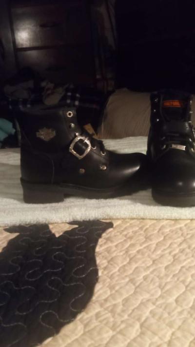 Womans Harley Davidson Boots - Thumbnail 2